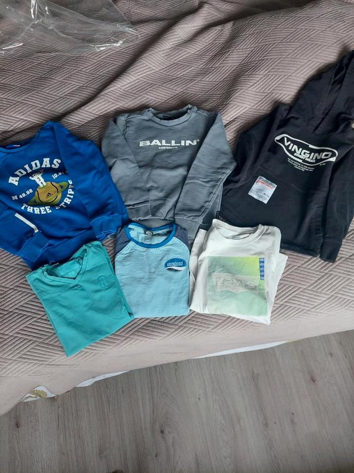 Merken pakket sweaters mt 128, Kinderen en Baby's, Kinderkleding | Kinder-kledingpakketten, Zo goed als nieuw, Maat 128, Ophalen