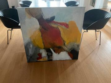Schilderij acrylverf beschikbaar voor biedingen