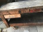 Industriële werk- tafel Zware werkbank, Doe-het-zelf en Verbouw, Werkbanken, Ophalen, Gebruikt, 70 tot 120 cm, Bankschroef