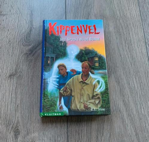 Boek RL Stine Kippenvel Het spookt bij de buren - als nieuw, Boeken, Kinderboeken | Jeugd | 10 tot 12 jaar, Zo goed als nieuw
