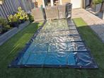 Te koop 3 veranda zeilen met zwarte omranding, Tuin en Terras, Ophalen of Verzenden, Zo goed als nieuw, Veranda