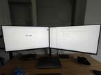 Samsung 24" 75Hz screens X2, Computers en Software, Monitoren, Draaibaar, Full HD, Zo goed als nieuw, DisplayPort