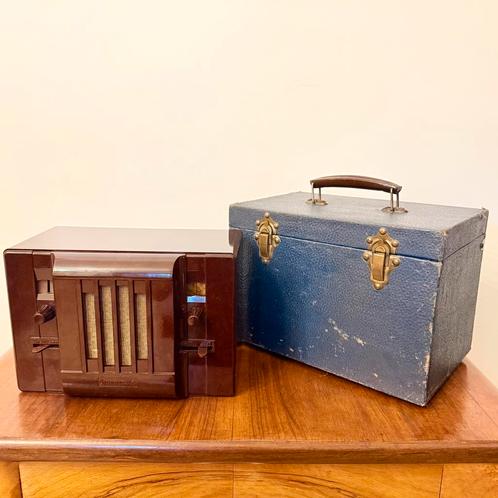 ZELDZAME RADIO SONORA SONORETTE REFLEX 1934 BUIZENRADIO RARE, Antiek en Kunst, Antiek | Tv's en Audio, Verzenden