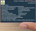 Gratis ophaalservice oud ijzer, Doe-het-zelf en Verbouw, Metalen, Ophalen of Verzenden, Gebruikt