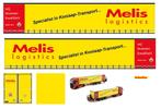 Vrachtauto decal 1:50 Melis Logistics Duiven ( type 2 ), Hobby en Vrije tijd, Modelauto's | 1:50, Verzenden, Nieuw, Bus of Vrachtwagen