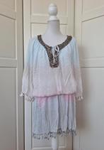 Made in Italy luchtige pastel tinten tuniek top, maat XL, Kleding | Dames, Made in Italy, Blauw, Maat 46/48 (XL) of groter, Ophalen of Verzenden