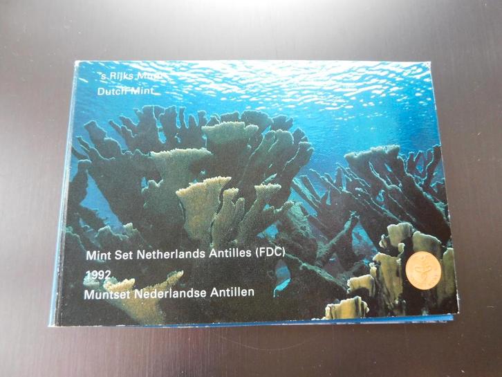 MUNTSET NEDERLANDSE ANTILLEN 1992.Officiele 's RijksMunt Set, Postzegels en Munten, Munten | Nederland, Setje, Overige waardes