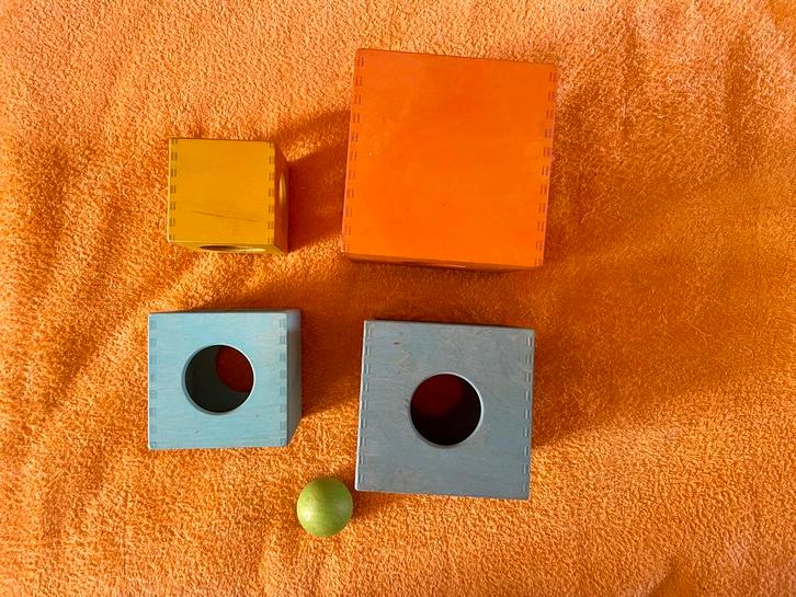 GRIMM’s stapelblokken spel, Kinderen en Baby's, Speelgoed | Houten speelgoed, Zo goed als nieuw, Ophalen of Verzenden