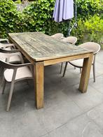 Houten tuintafel, Tuin en Terras, Tuintafels, Ophalen of Verzenden, Gebruikt, Rechthoekig, Hout