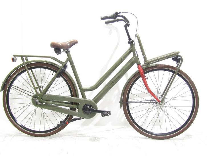 Bsp Metropolis groen dames 57cm 28inch, Fietsen en Brommers, Fietsen | Heren | Herenfietsen, Gebruikt, Overige merken, 57 tot 61 cm