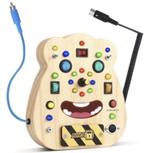 Houten led busy board! Weinig gebruikt.., Ophalen, Zo goed als nieuw, Elektronica, Met licht