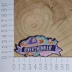 Strijk embleem applicatie Patch Overthinker, D, Verzenden, Nieuw, D
