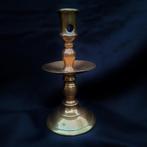 Schijfkandelaar Kraagkandelaar 16e eeuw., Antiek en Kunst, Ophalen, Koper of Brons