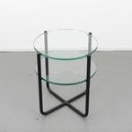 4 Gispen koffie tafel 423 Zwart  H 60 x Rond 50 cm, 45 tot 60 cm, Minder dan 55 cm, Rond, Nieuw
