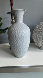 Grijze vaas betonlook, 40 cm hoog, Ophalen, Steen, Overige kleuren, Zo goed als nieuw