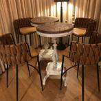 RONDE STATAFEL BARTAFEL STAANTAFEL tafel eettafel flamant, Ophalen, Gielen, Nieuw, Info@houseofcoco.nl