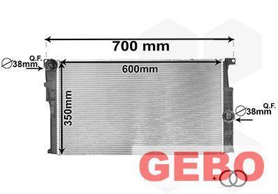 BMW F31 2012 T/M 2019 Radiator Diesel 1711 8678 027, Auto-onderdelen, Motor en Toebehoren, BMW, Nieuw, 6 maanden garantie, Ophalen of Verzenden