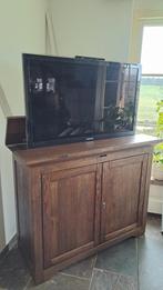Tv kast met lift, Huis en Inrichting, Kasten | Televisiemeubels, Ophalen, Gebruikt, 100 tot 150 cm, Eikenhout