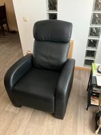 Relaxfauteuil - Zo goed als nieuw!, Ophalen, Zo goed als nieuw, Leer, 75 tot 100 cm