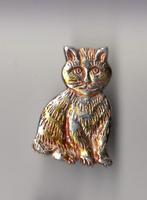 Kat Poes broche, Verzamelen, Speldjes, Pins en Buttons, Gebruikt, Niet vindbaar, Niet vindbaar, Speldje of Pin