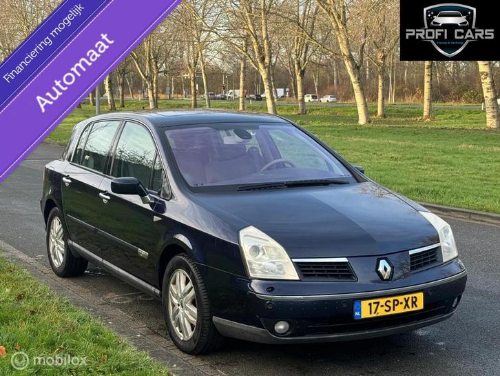 Renault Vel Satis 2.0 16V Exception Automaat Navi, Auto's, Renault, Bedrijf, Te koop, Vel Satis, ABS, Airbags, Airconditioning