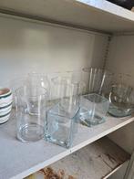 Glazen vaasjes - Gratis af te halen!, Huis en Inrichting, Woonaccessoires | Vazen, Ophalen, Gebruikt, Overige kleuren, Glas