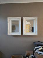 2x Riviera Maison Hampton Spiegels Wit, Ophalen, Zo goed als nieuw, Minder dan 100 cm, Rechthoekig