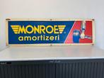 MONROE schokbrekers oud reclamebord, Verzamelen, Ophalen, Reclamebord, Gebruikt, .