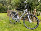 Stella Lugano herenfiets, voorwielmotor., Zo goed als nieuw, 50 km per accu of meer, 55 tot 59 cm, Ophalen