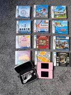Nintendo DS Lite + 12 Spellen, Spelcomputers en Games, Ophalen, Gebruikt, Overige modellen, Met games