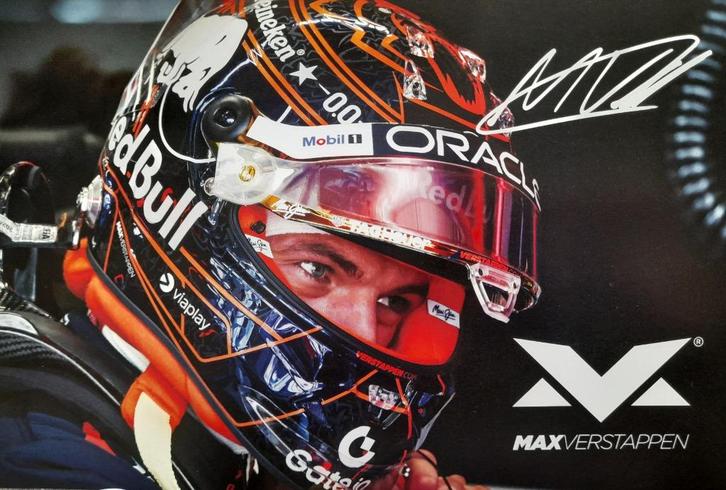fotokaart Max Verstappen, Verzamelen, Automerken, Motoren en Formule 1, Nieuw, Formule 1, Ophalen of Verzenden
