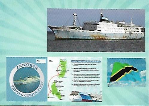 mv. MAPINDUZI (Tanzania), Verzamelen, Scheepvaart, Nieuw, Kaart, Foto of Prent, Motorboot, Ophalen of Verzenden