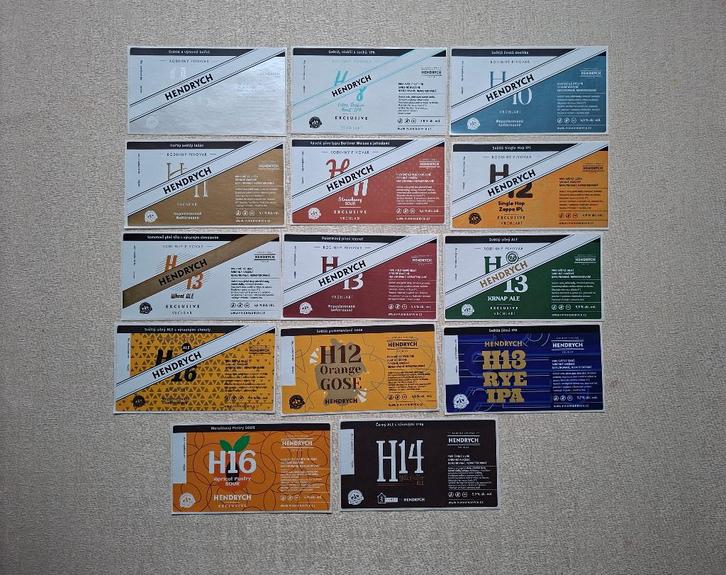 Bieretiketten Tsjechië, Verzamelen, Biermerken, Nieuw, Overige merken, Ophalen of Verzenden