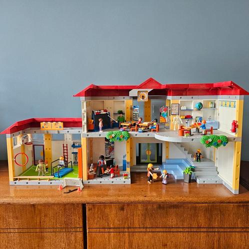 Playmobil 5923 en 4325 school en sportzaal gymzaal, Kinderen en Baby's, Speelgoed | Playmobil, Gebruikt, Ophalen of Verzenden