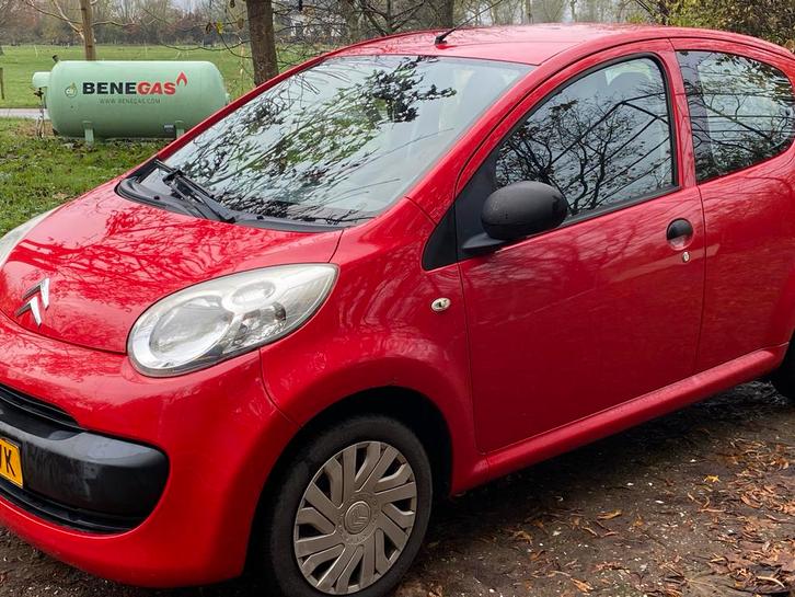 Citroën C1 1.0 5-DRS 2007 Rood, Auto's, Citroën, Particulier, C1, Airbags, Boordcomputer, Radio, Benzine, A, Hatchback, Handgeschakeld
