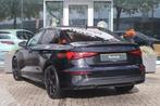 Audi A3 Limousine 30 S-Line TFSI 110pk I Black Optic | Adapt, 65 €/maand, Gebruikt, Met garantie (alle), Leder en Stof