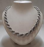 Zilveren royale zware Rope / koord  ketting nr.735, Verzenden, Zo goed als nieuw, Zilver, Zilver
