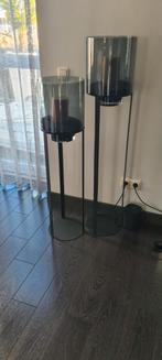 Haans Lifestyle Windlichten - 2 Maten, Ophalen, Zwart, Zo goed als nieuw, Metaal