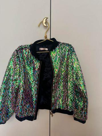 Billy blush glitter jas gevoerd bijha niet gedragen beschikbaar voor biedingen