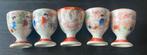 Vintage Japanse Eierdopjes (Set van 5), Antiek en Kunst, Antiek | Porselein, Ophalen of Verzenden