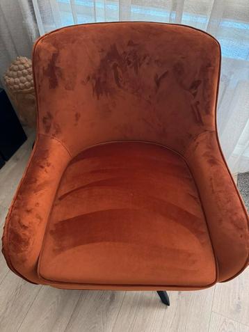 Riverdale Velvet fauteuil ~ Brique beschikbaar voor biedingen