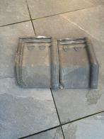 Tuile du nord nokvorsten en knikpannen, Ophalen, Gebruikt, Steen of Klei, Blauw