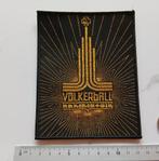 Rammstein Volkerball ltd edition patch 21  volop goud print, Verzenden, Nieuw, Kleding