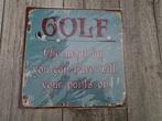 Metalen Golf bord, Ophalen of Verzenden, Nieuw