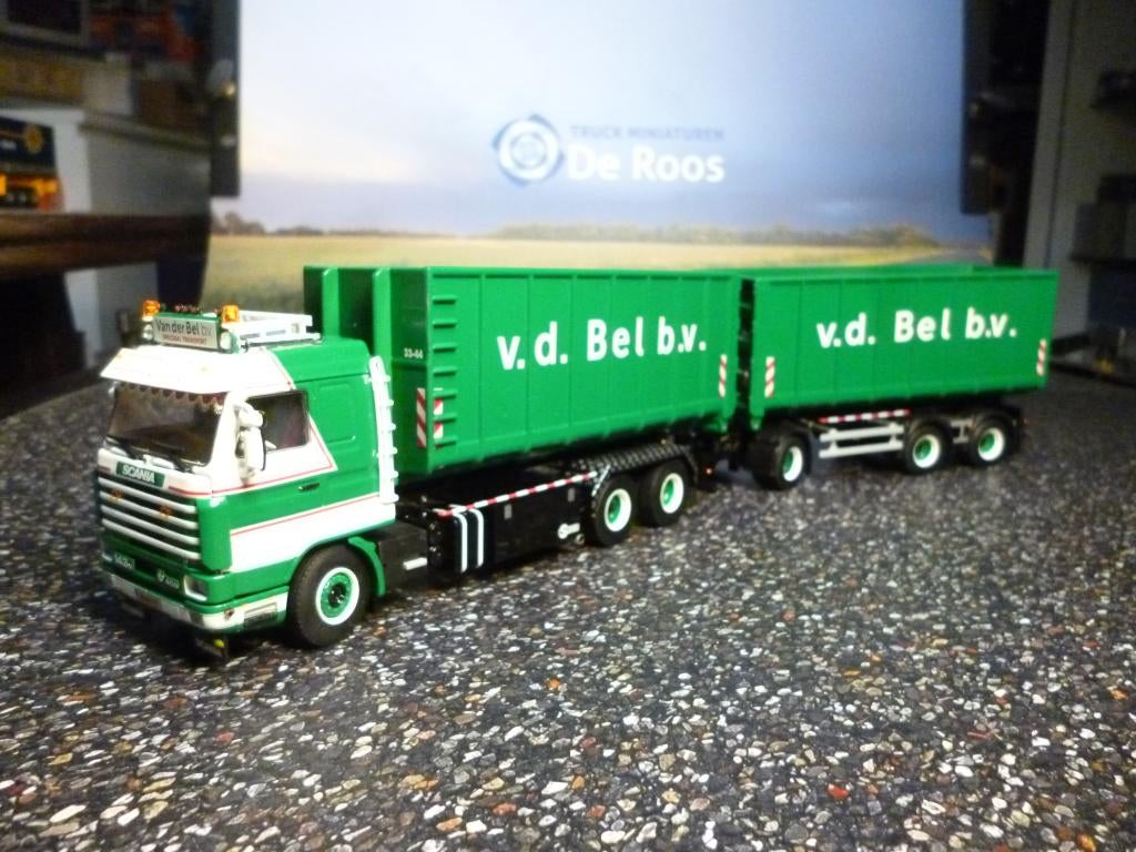 WSI Scania 143 Van der Bel B.V., Ophalen of Verzenden, Nieuw, Bus of Vrachtwagen, Wsi