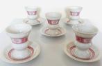 5 Rudesheim grote koffie mokken met schotels, Ophalen of Verzenden