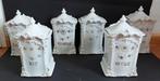 6 oude sierlijke voorraadpotten, Antiek en Kunst, Ophalen of Verzenden