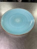 Gural Ent Blauw Turqoise 25 borden 27 cm doorsnee, Huis en Inrichting, Ophalen, Zo goed als nieuw, Bord(en), Overige stijlen