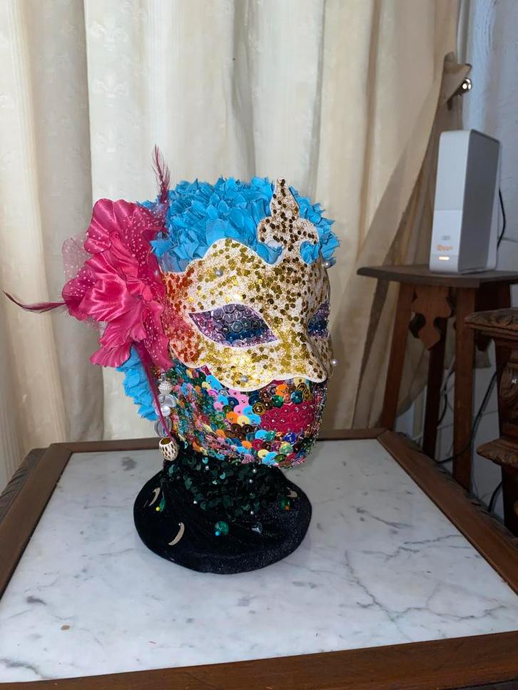 Decoratief Hoofd Kunstwerk, Antiek en Kunst, Kunst | Designobjecten, Ophalen of Verzenden