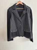 Devernois Grijs Vest/Jasje, wolmix, maat 42/44, Maat 42/44 (L), Ophalen of Verzenden, Zo goed als nieuw, Jasje